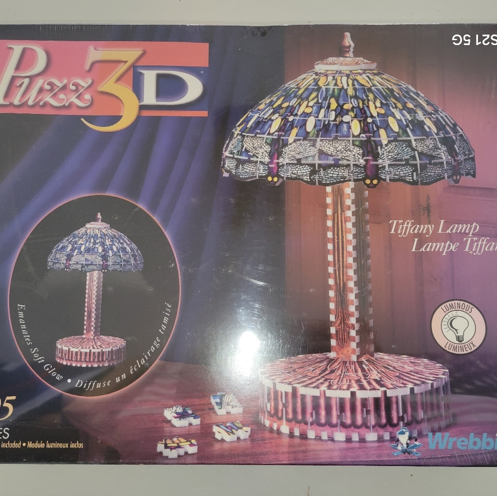 Tiffany 3d puzzle lamp